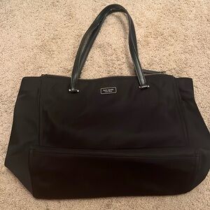 Kate Spade Black older model “The Little Better Sam Nylon Medium Tote”